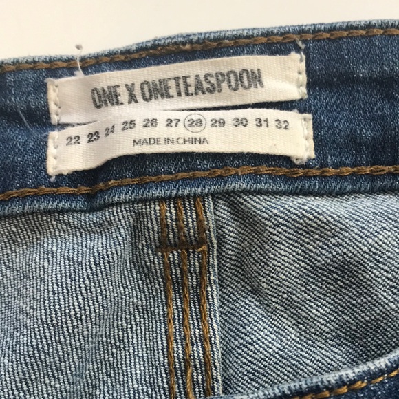 One Teaspoon Super Dupers Size 28 - Picture 3 of 8
